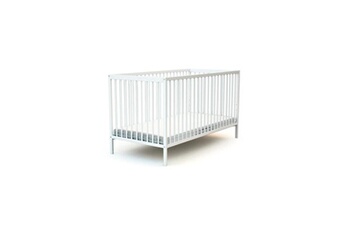 Barrière de lit bébé AT4 At4 - lit 70x140 fixes a barreaux - blanc