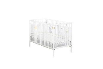 Barrière de lit bébé Baby Price Baby price - lit 120x60 tout barreaux blanc first