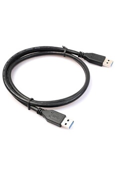Câble USB 3.0 de la marque Cabling de Type A Mâle vers Mâle Câble Double USB pour Disque Dur Boîtier Externe (1,5m)