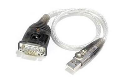 Cable Usb Aten Adaptateur Usb 2 0 Vers Serie Rs232 Db9 0 30m Darty