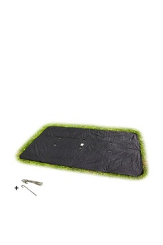 Housse de protection rectangulaire pour trampoline enterré niveau sol 214x366cm