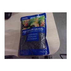 gravier deco noir - 2 kg - pour aquarium