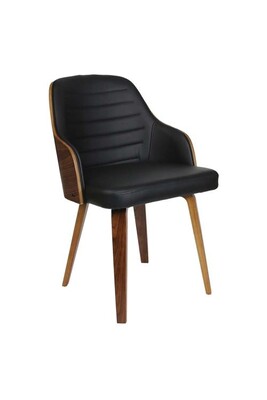 Chaise The Home Deco Factory - Chaise en bois et polyuréthane Nash