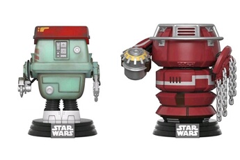 Figurine pour enfant Ste Gamestop Europe Service Compte Maitre Figurine funko pop! - star wars han solo - twin pack droid 1 et droid 2