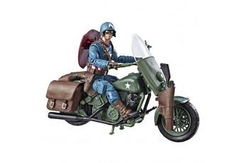 Figurine pour enfant Hasbro France Figurine - captain america - captain america avec moto vintage