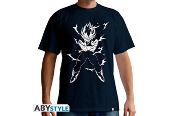 Article et décoration de fête Abysse Corp T-shirt homme basic - dragon ball - vegeta navy - taille l
