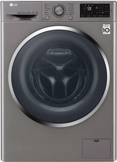 LG F84J62ST - Machine à laver - largeur : 60 cm - profondeur : 56 cm - hauteur : 85 cm - chargement frontal - 59 litres - 8 kg - 1400 tours/min -