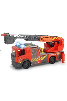 Camion de pompier Dickie Dickie 203716017 - camion de pompiers à échelle tournante