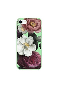 Coque silicone liquide pour iPhone 7/8/ iPhone SE 2020/ 2022 Fleurs roses - La Coque Française