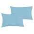 P'tit Basile Lot De 4 Taies D'Oreiller Bébé 40x60cm Bleu Ciel - 100% Coton Bio