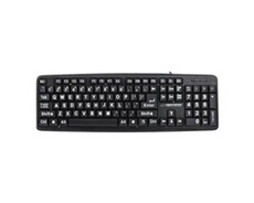 EK129 keyboard USB QWERTY UK English Black