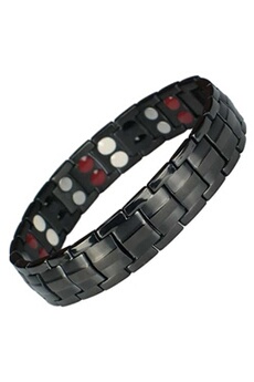 hobbytech bracelet magnétique titane avec aimants noir