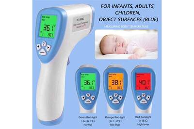 Thermometre Generic Thermometre Frontal Infrarouge Numerique Sans Contact Numerique Pour Bebe Adulte Enfant Thermometre Darty