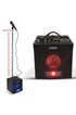 GENERIQUE Pack enceinte autonome Karaoké Bluetooth avec jeux de lumière, micro et support photo 3
