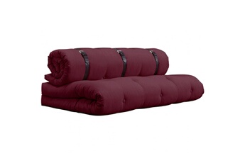 Matelas Karup Design Matelas futon et fauteuil 2 en 1 buckle-up 140x200 bordeaux