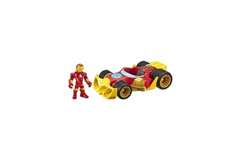 Figurine pour enfant Alpexe Marvel avengers playskool super hero adventures - véhicule iron man et figurine 12,5 cm