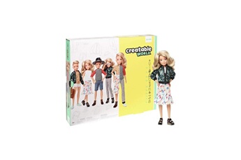 Figurine pour enfant Alpexe Creatable world kit complet cheveux blonds ondulés - ggt67 - poupée mannequin - 6 ans et +