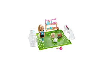 Poupée Alpexe Barbie chelsea football - coffret poupée mannequin - 3 ans et +
