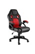 Tectake Chaise gamer MIKE - noir/rouge photo 1