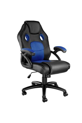 Chaise gaming Tectake Chaise gamer MIKE - noir/bleu