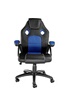 Tectake Chaise gamer MIKE - noir/bleu photo 3