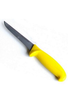 couteau ga 1 couteau de boucher 13 cm jaune a desosser acier inoxydable ustensile cuisine