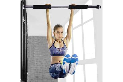 Accessoires Fitness Aucune Barre Horizontale Barre De Traction Interieure Barre De Porte Barre D 39 Entrainement Barre D 39 Entrainement A La Maison Noir Darty