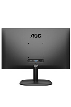 Ecran PC Aoc 22B2H - Ecran LED - 22" (21.5" visualisable) - 1920 x 1080 Full HD (1080p) @ 75 Hz - VA - 200 cd/m² - 3000:1 - 6.5 ms - HDMI, VGA - noir