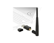 USB 2.0 Dual Band WLAN ac/a/b/g/n Stick - Adaptateur réseau - USB 2.0 - Wi-Fi 5 - noir