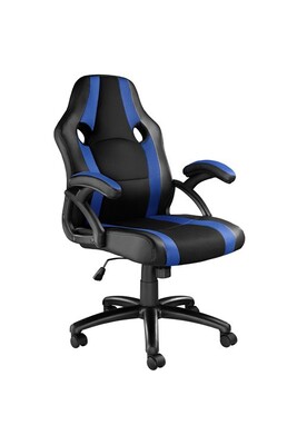 Chaise gaming Tectake Chaise gamer BENNY - noir/bleu