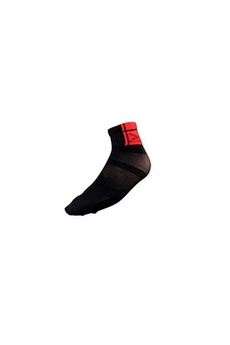 chaussettes de cyclisme flr socquette nylon noir/rouge hauteur 9cm 43/45 (pr)