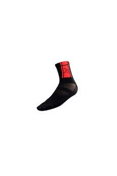 chaussettes de cyclisme flr socquette nylon noir/rouge hauteur 14cm 39/42 (pr)