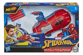 Figurine de collection Spiderman Nerf lanceur de projectiles spider-man power moves
