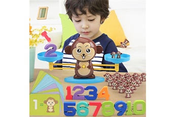 Poupée AUCUNE Monkey balance game scale early learning weight child kids intelligence toys