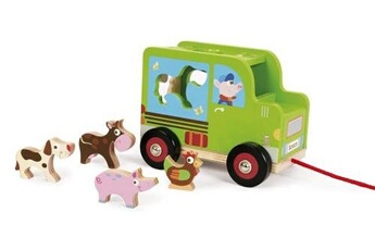Autres jeux d'éveil Sanrio Scratch figurine de traction chariot de triage agricole vert 18 cm