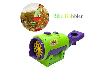 Autres jeux créatifs AUCUNE Jouets de soufflage de bulles de bulles de vélo installés sur le cadre du siège de vélo vert