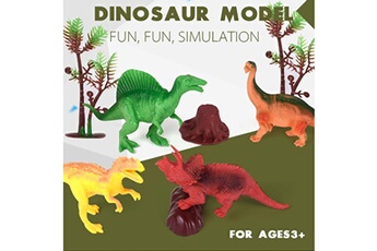 Autres jeux créatifs AUCUNE Nouveauté simulé dinosaure animaux monde modèle figure réaliste enfants jouet cadeau multicolore
