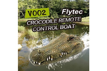 Poupée AUCUNE Flytec v002 2.4g télécommande électrique bateau de course tête rc spoof jouet vert
