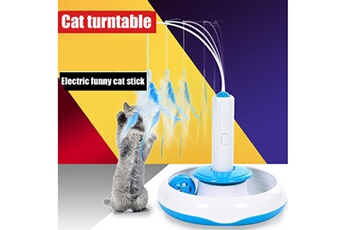 Jouets éducatifs Generic Jouet pour chat teaser pour animal de compagnie rotatif électrique interactif multifonction drôle bt233