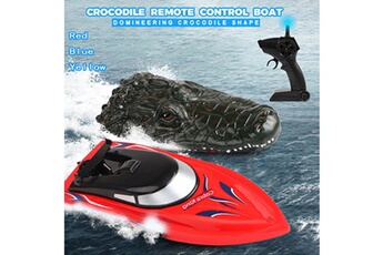 Autres jeux créatifs AUCUNE 2.4g télécommande 4 canaux télécommande électrique bateau crocodile- tête rc spo rouge