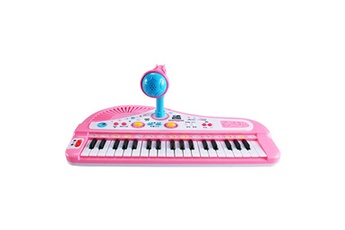 Autres jeux créatifs AUCUNE Clavier électronique de piano de 37 clés avec l'instrument de musique d'enfants de microphone rose