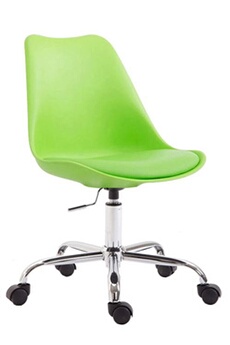 fauteuil de bureau clp trading clp chaise de bureau toulouse à coque en plastique , vert