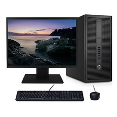 PC EliteDesk 800 G2 TWR i5-6400 3.30GHz 8Go/1To SSD Wifi W10 + Ecran 24