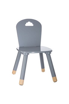 chaise atmosphera for kids atmosphera kids - chaise enfant douceur - gris
