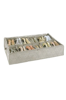 meuble à chaussures wenko - boîte range chaussure billy - 12 paires - l. 74 x l. 60 cm - billy