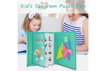 Puzzle Generic Puzzle magnétique multifonctionnel tangram pour enfants puzzle magnétique jouet_tom 5