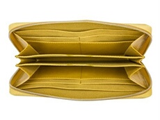 LA Purse - Etui pour téléphone portable - cuir Saffiano - ambre profond