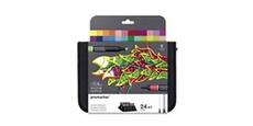 Set de 24 marqueurs Winsor et Newton Modèle aléatoire
