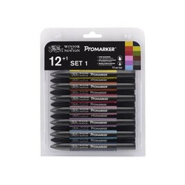 Feutre Winsor & Newton Set de 12 feutres Promarker Modèle aléatoire | Darty
