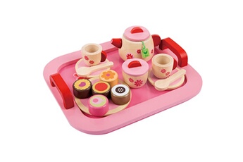 Autre jeux éducatifs et électroniques AUCUNE Jouets pour filles simuler des jouets de cuisine en bois ensemble de thé rose play house jouet éducatif rose